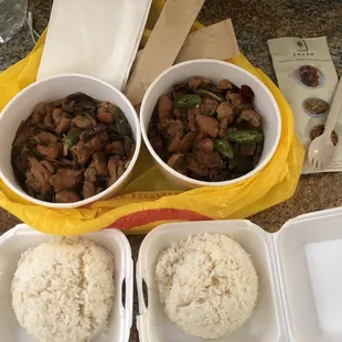 Braised chicken and rice really hits the spot. Price of the bowl is really good for how much they give. Flavors on point. Spicy and mild.