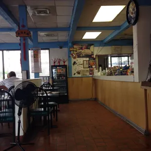 The counter where you order your food