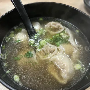 Lamb wonton soup