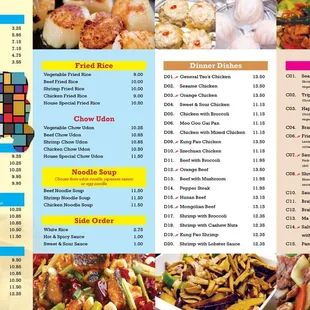 Togo menu&apos;s