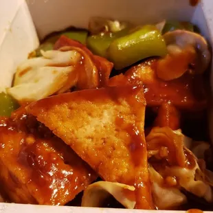 Bean curd family style ($12.50). Deeply savory and satisfying.