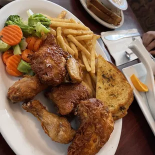 Fried chicken lunch special