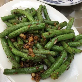 Sauteed String Beans with Dried Shrimp
