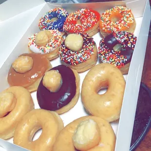 a variety of doughnuts