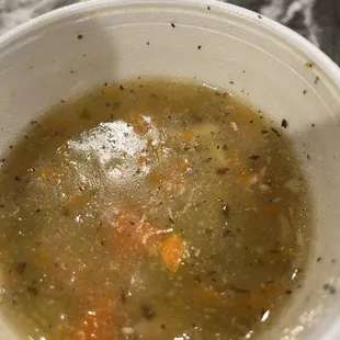 Yanni&apos;s Chicken Lemon Soup...not the same.
