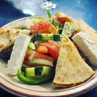 Horiatiki (Greek village salad)
