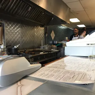 sushi and sashimi, interior