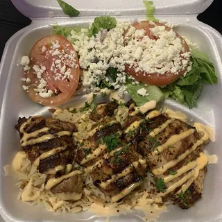 Grilled Athenian Chicken Plate