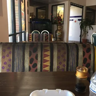 a donut on a paper plate