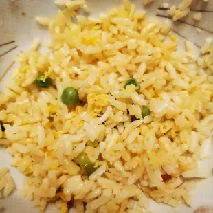 Saddest fried rice I never thought I&apos;d see at Yan&apos;s.