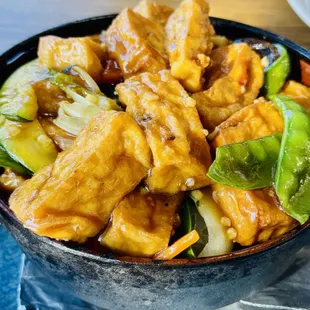 Sizzling Braised Tofu