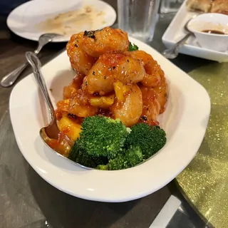 Spicy Mango Prawns