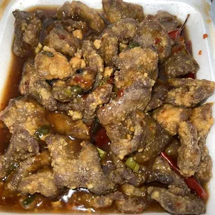 9&apos;21 - Twice Fried Beef: way too sweet and way too thick. More like a Sweet &amp; Sour Chick but beef