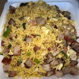 9&apos;21 - BBQ Pork Fried Rice - so bland and more like Rice-a-Roni