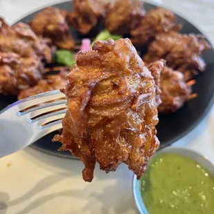 Pakoras.