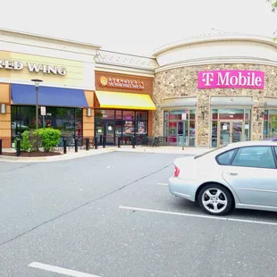 View from the small parking lot.