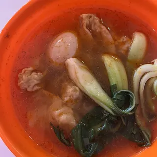 A5. Wontons with Spicy Snail Soup 8-12pc