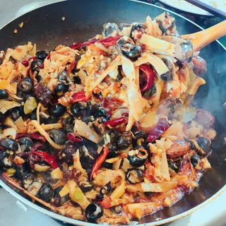 C11. Fried Snail with Sour Bamboo