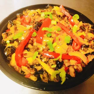 C12. Fried Snail Meat with Sour Bamboo