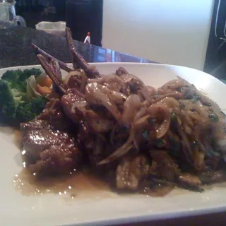 New Zealand Lamb Chop with Black Pepper