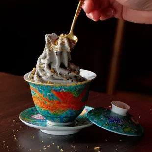 Black Sesame Soft Serve
