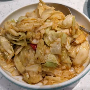 Sauteed Shredded Cabbage