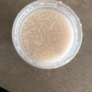 Red bean and sago dessert!