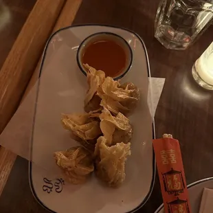 Crispy bean curd dumpling