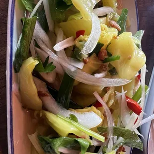 Spicy Pickled Cabbage Salad