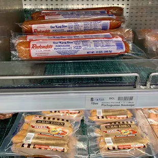 Some Hawaii favorites: Portuguese sausage and Arabiki sausage
