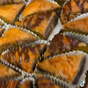 Homemade baklava