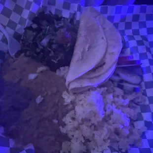 Birria taco  plate