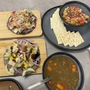 Ceviche samplers