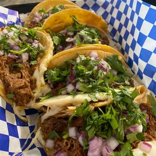 Birria tacos