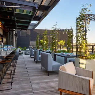 lounges and outdoor bar