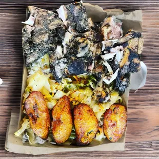 a variety of meats and vegetables