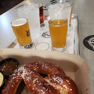 Pretzel and a few sips