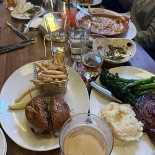 Whiskey & Aged White Cheddar Burger