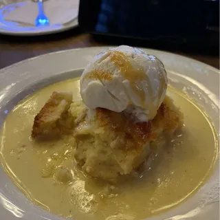 Bread Pudding with Creme Anglaise