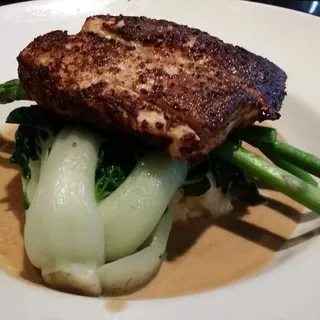 Porcini Crusted Halibut