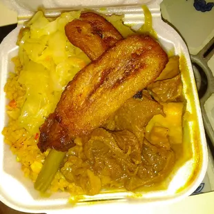Curry goat S