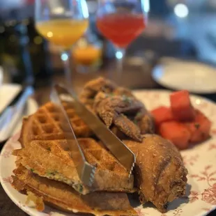 Chicken &amp; Waffles