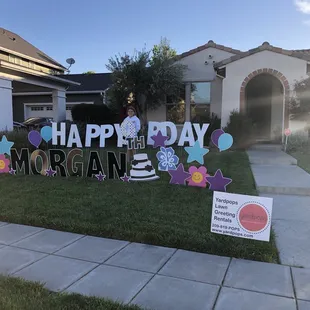 Daughters birthday setup