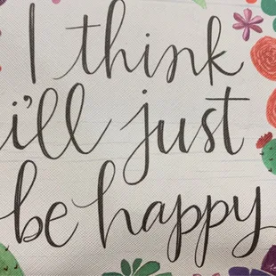 i think i'll just be happy