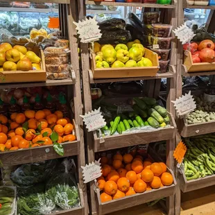 a variety of fruits and vegetables