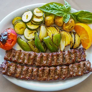 30. Koobideh and Vegetables