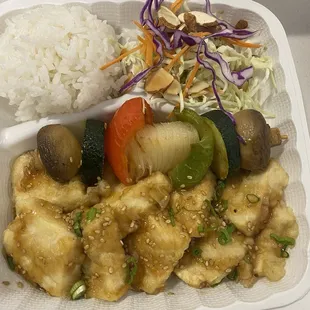 5/1/24 (wed): Phone Order Special - Grilled Tofu Plate!