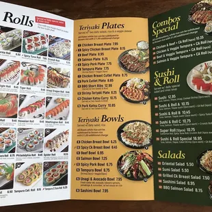 Menu 2 of 2 as of 8/3/21