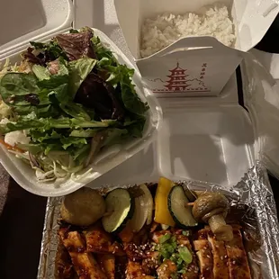 spicy chicken plate. Soo much food for the price and delicious!