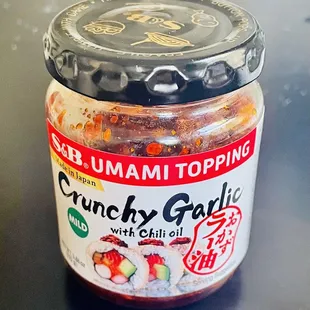 Crunchy garlic chili goodness!!!!